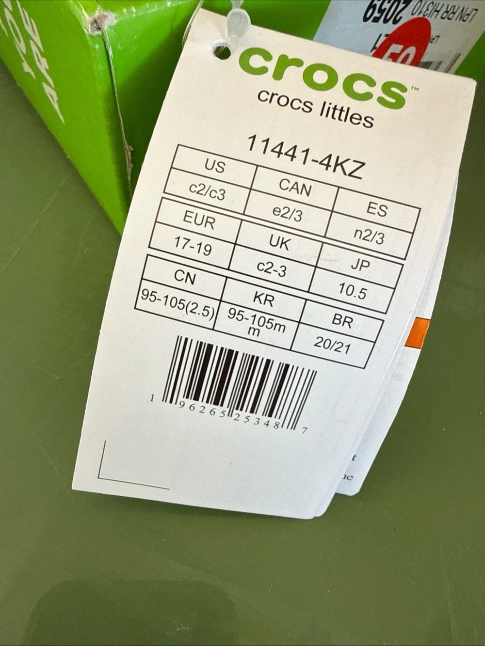NWT Crocs Littles Toddler Blue C2/C3 Unisex Clog Shoes w/Strap – New in Box